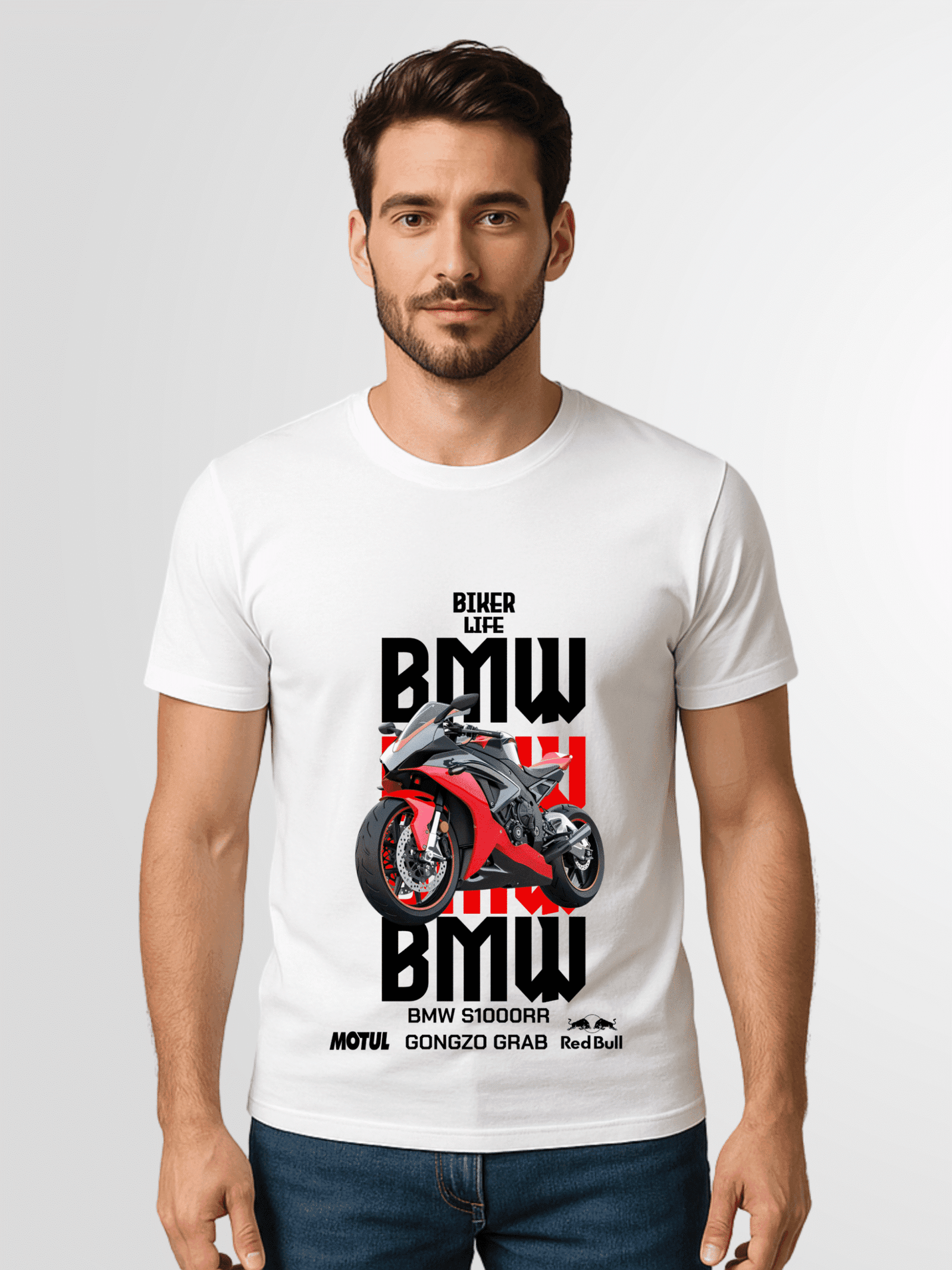 BIKER LIFE Printed T-Shirt