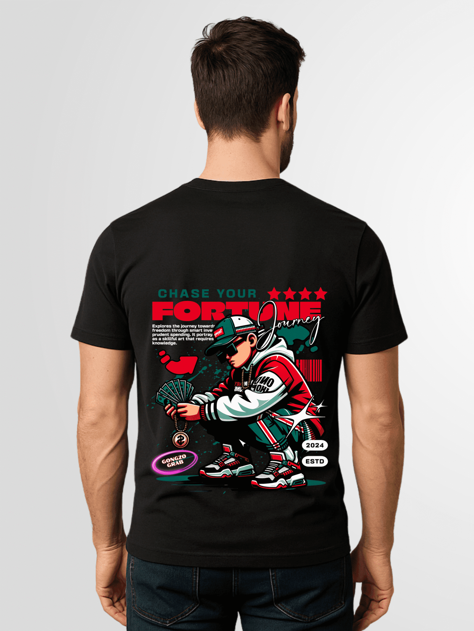 Chase Your Fortune Graphic T-Shirt