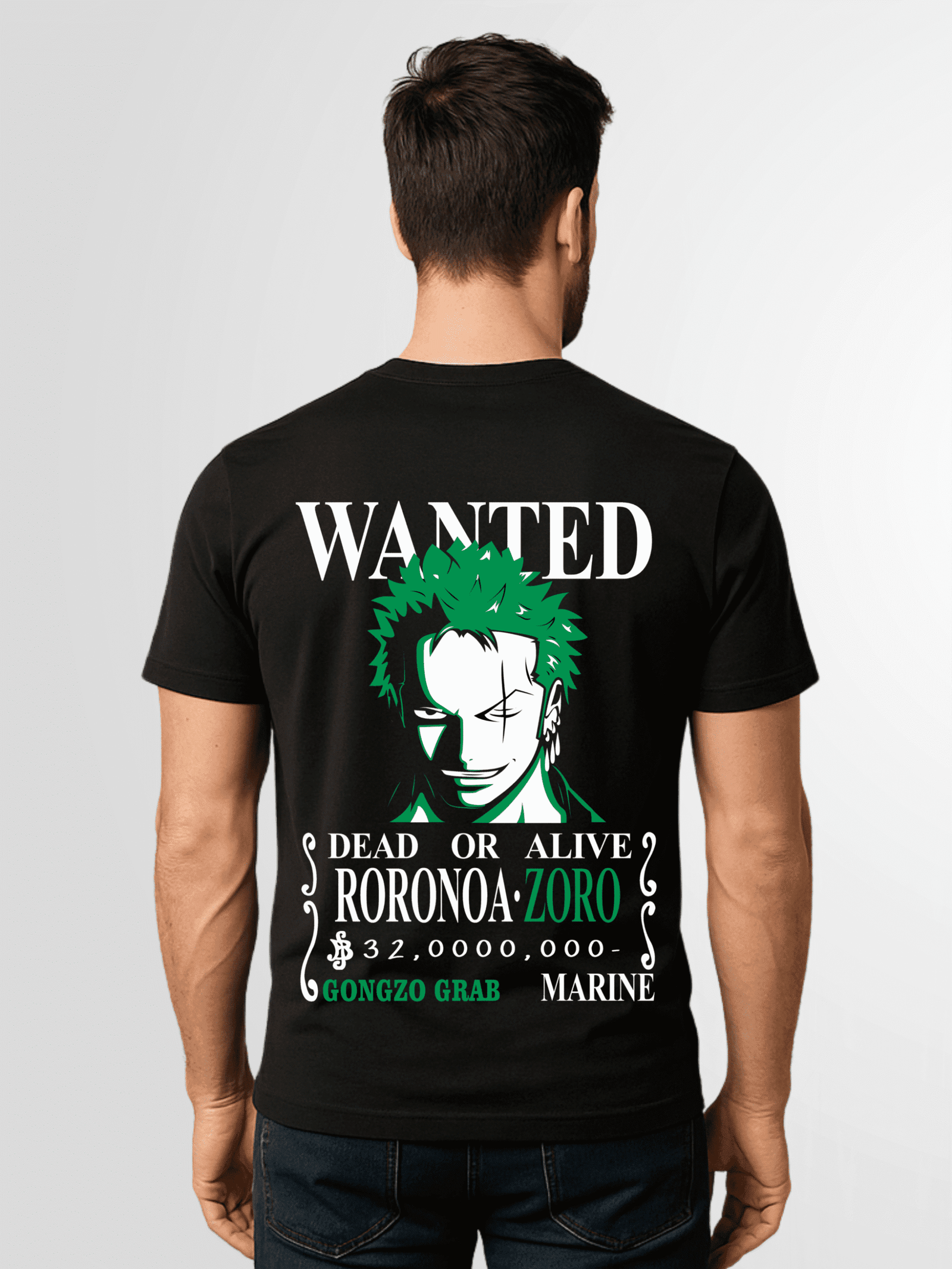 Roronoa Zoro Wanted Graphic Tee