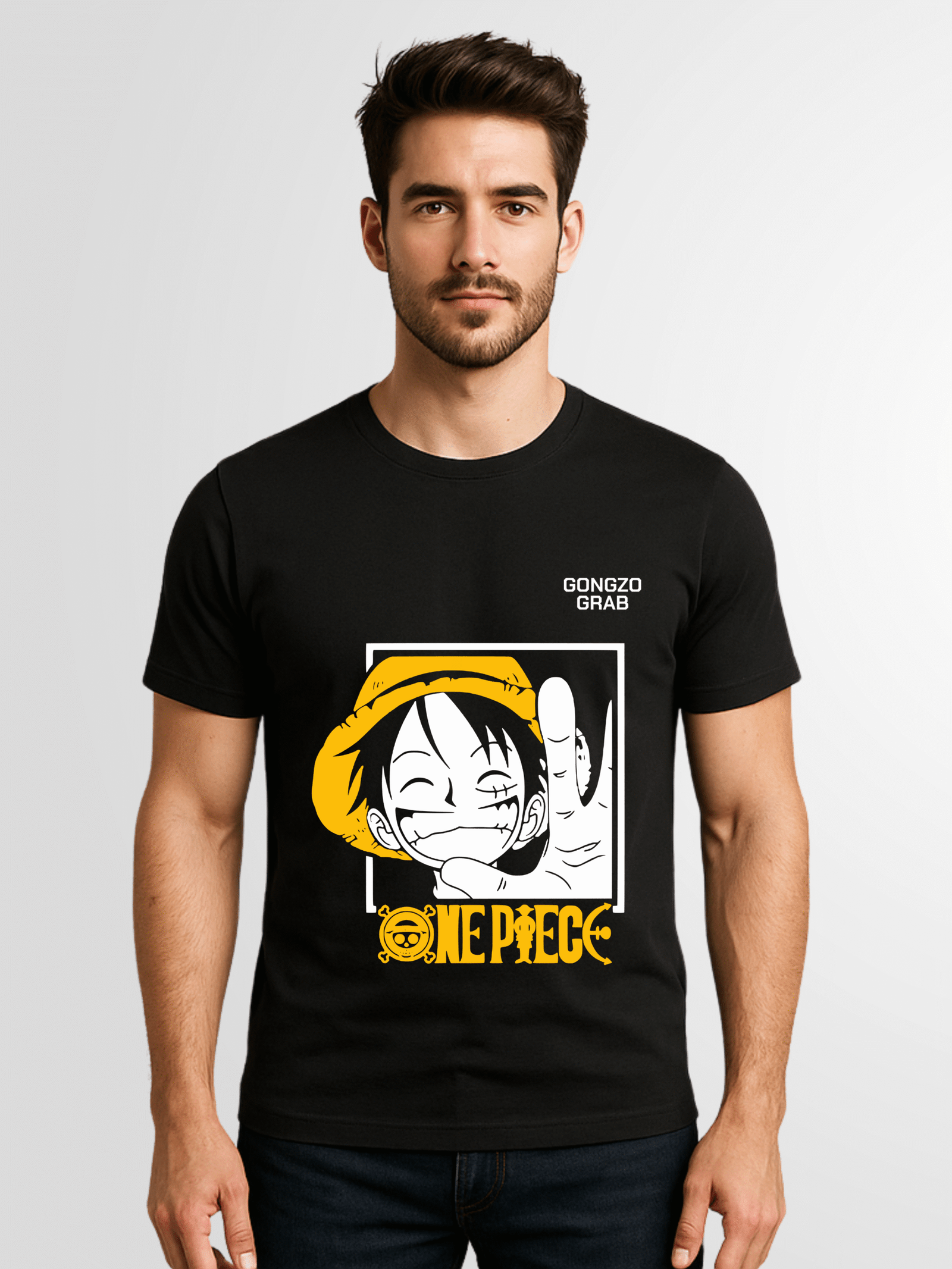 Monkey D. Luffy & Jolly Roger T-Shirt