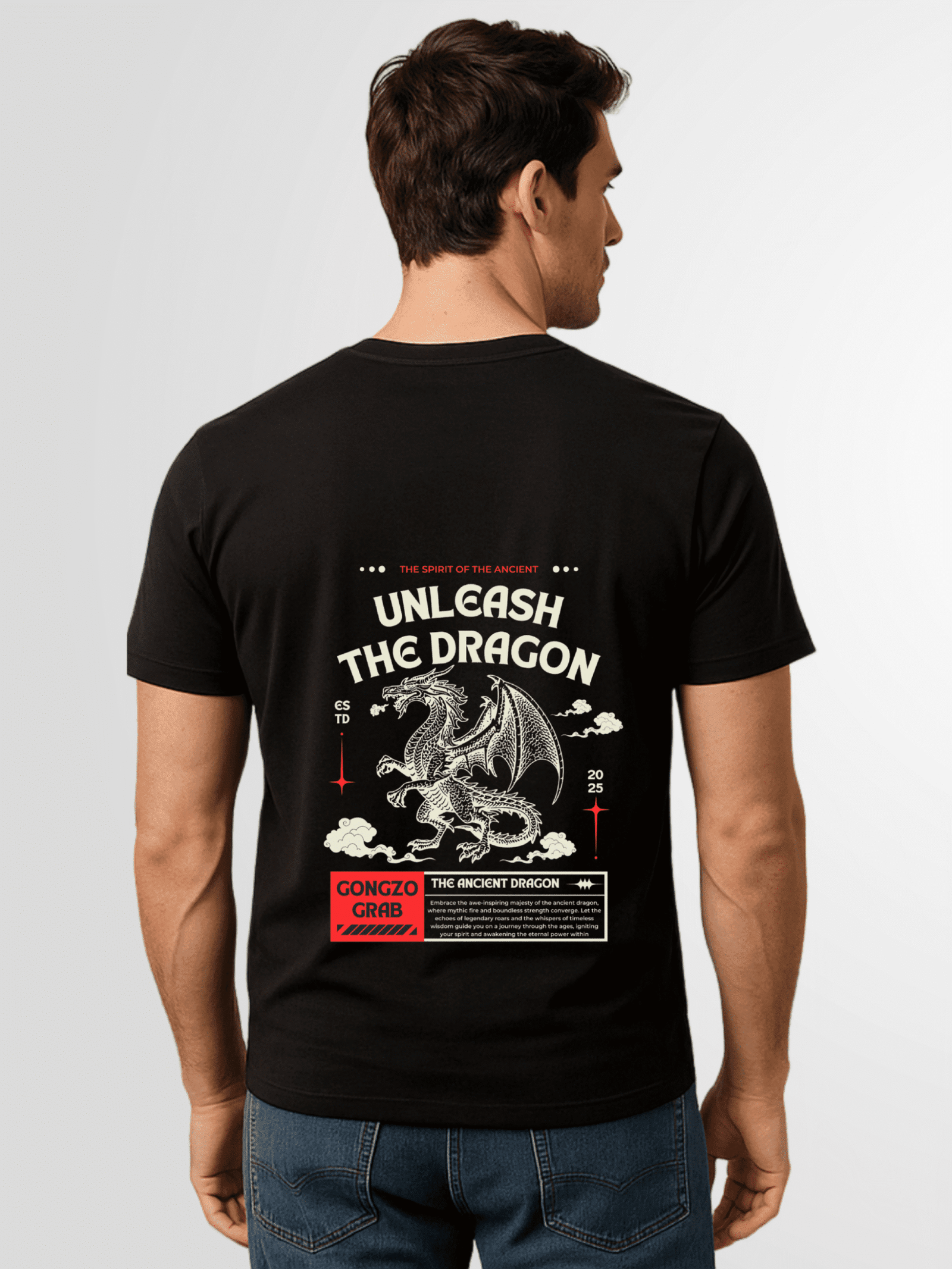Unleash the Dragon – Premium Cotton T-Shirt