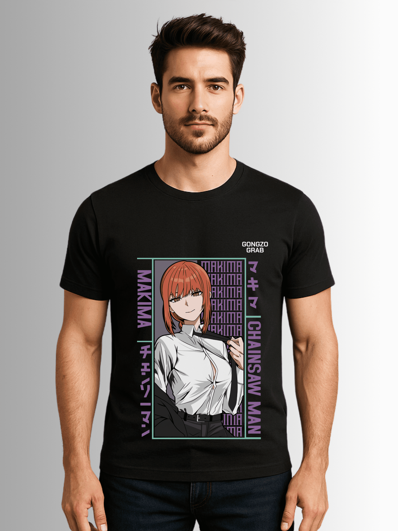 Command Attention: Makima Chainsaw Man T-Shirt