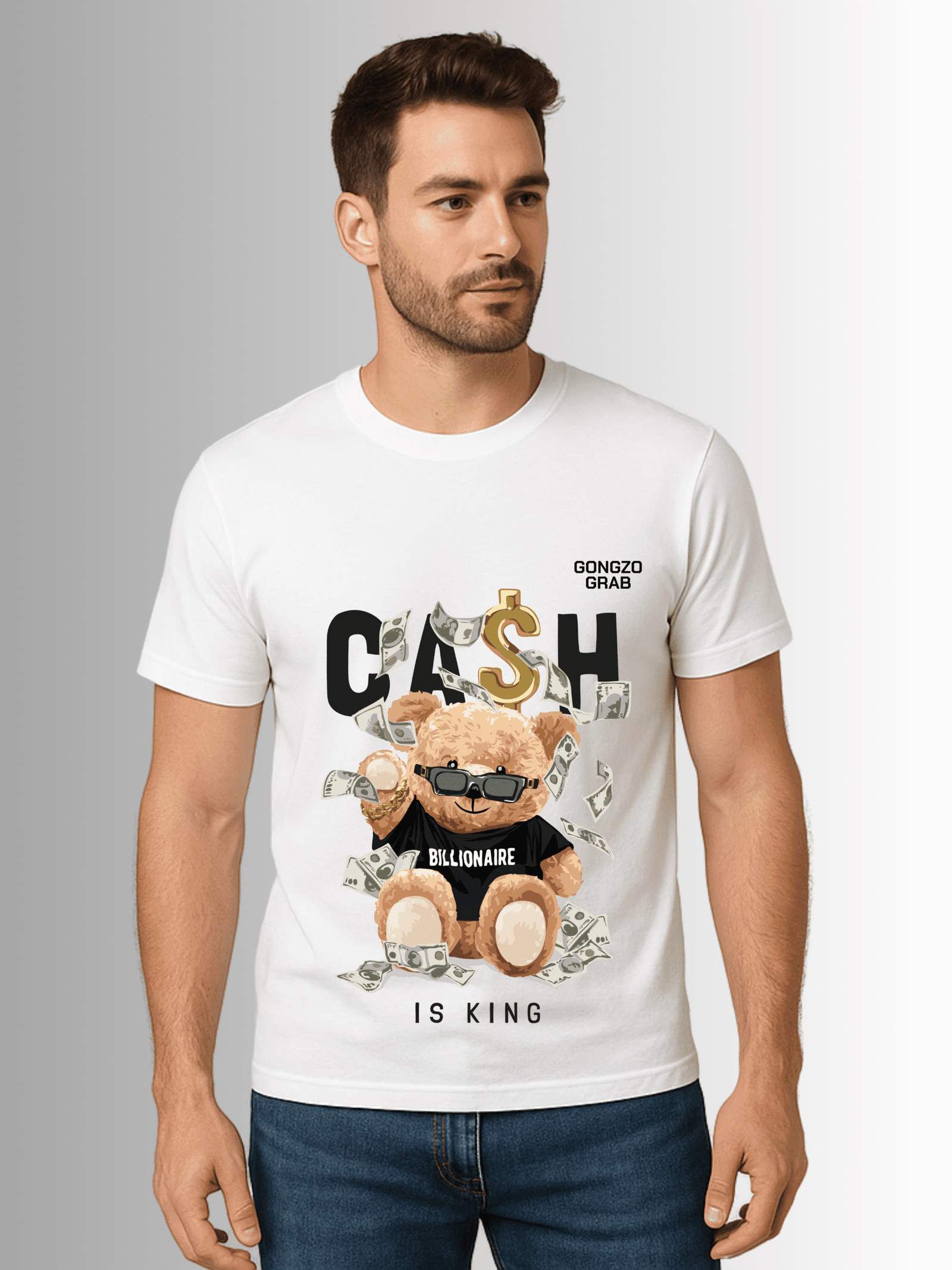 CASH IS KING Graphic T-Shirt