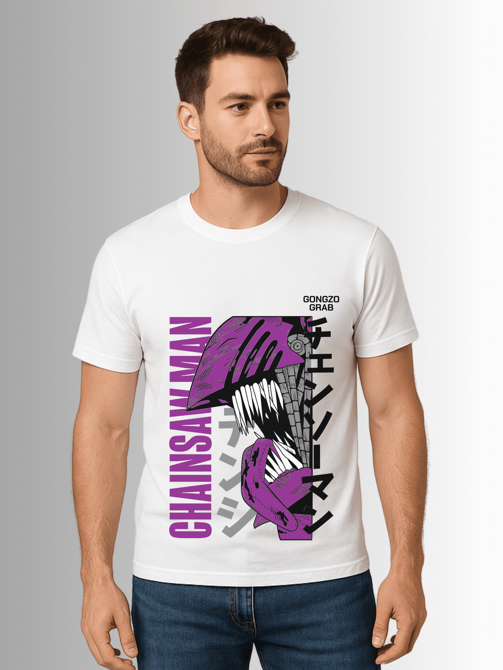 Rev Up Your Style: Chainsaw Man Denji Graphic T-Shirt