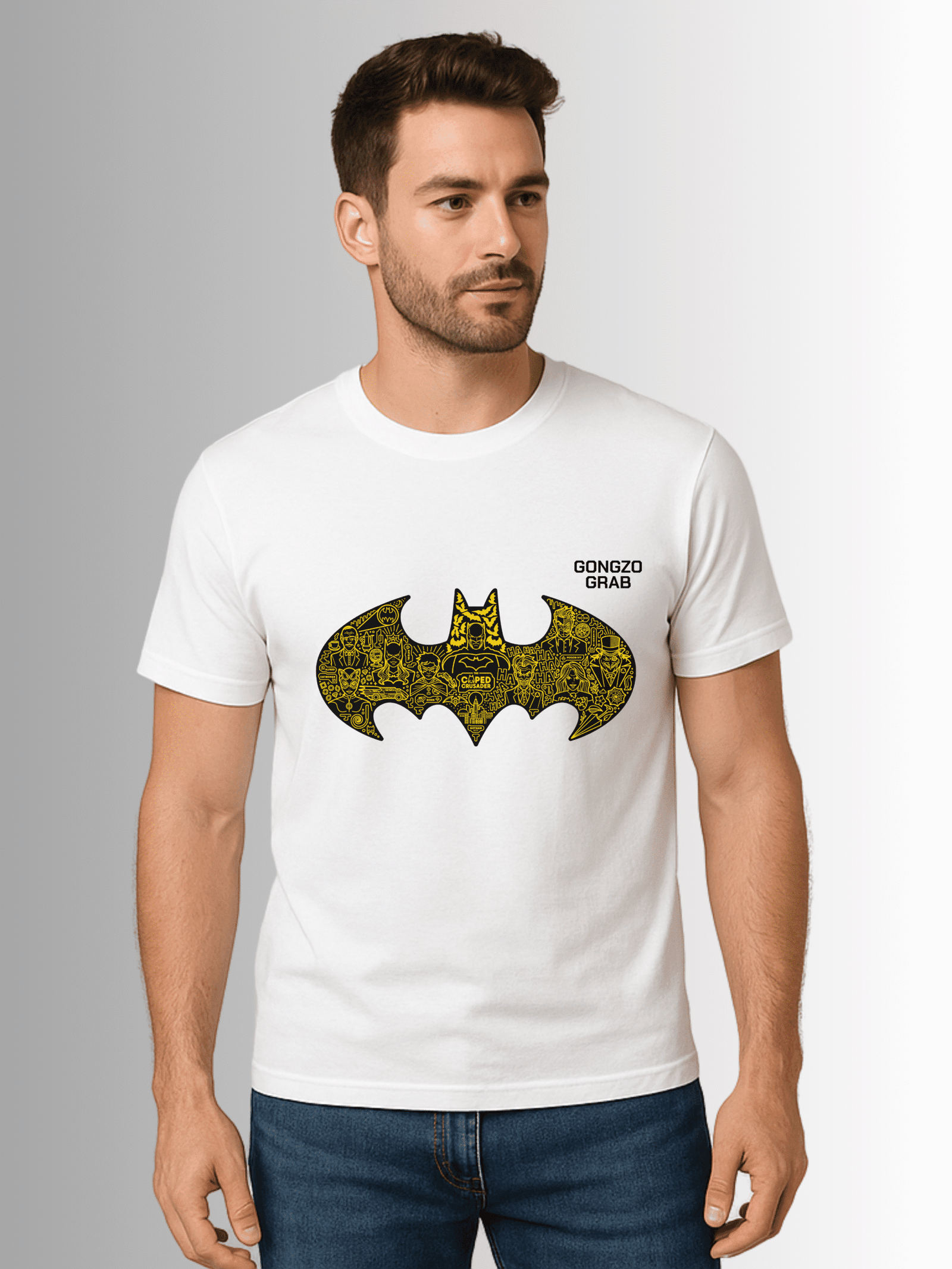 Men’s Regular Fit Batman Graphic T-Shirt
