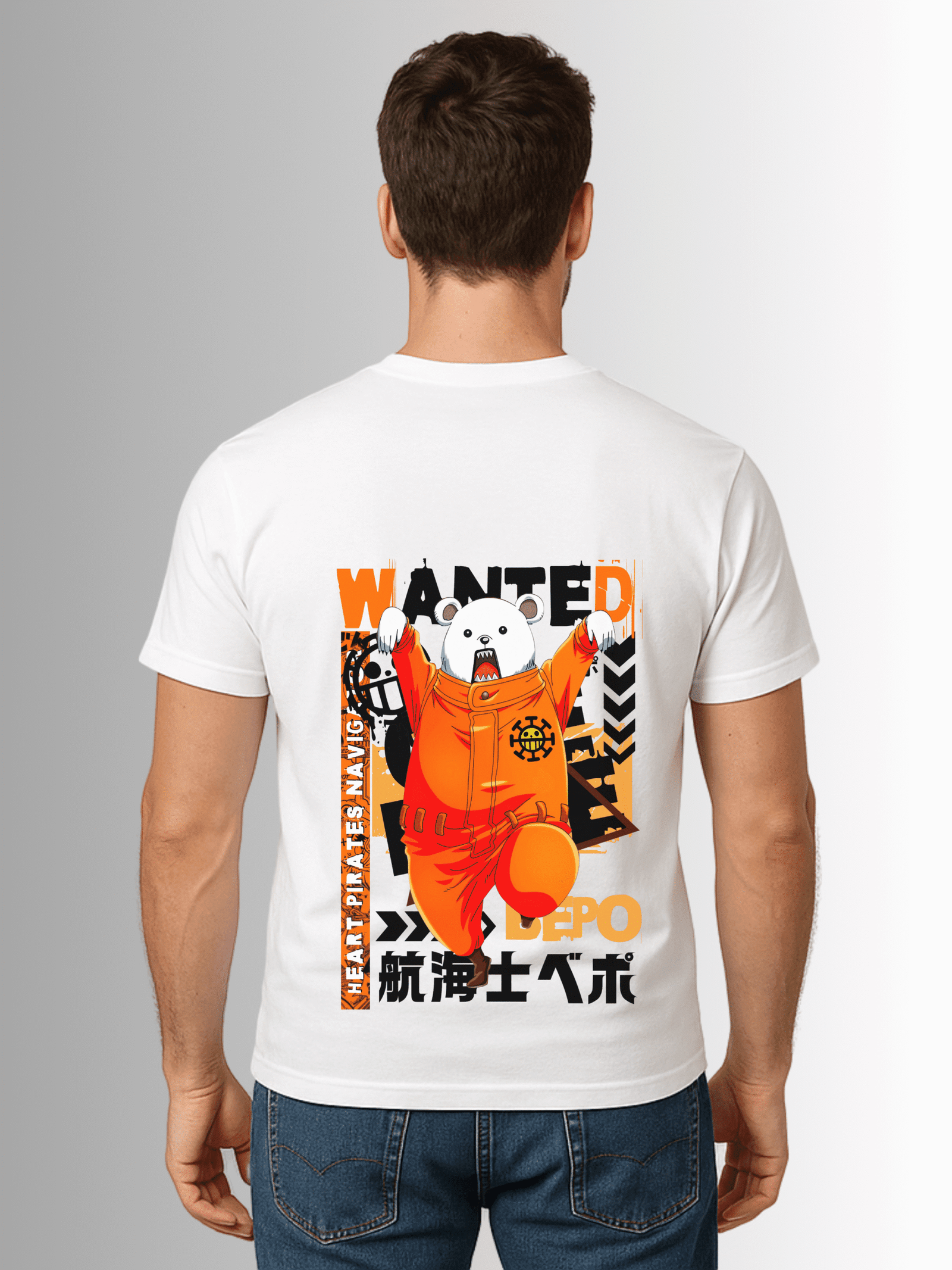 Bepo Wanted Poster Anime T-Shirt