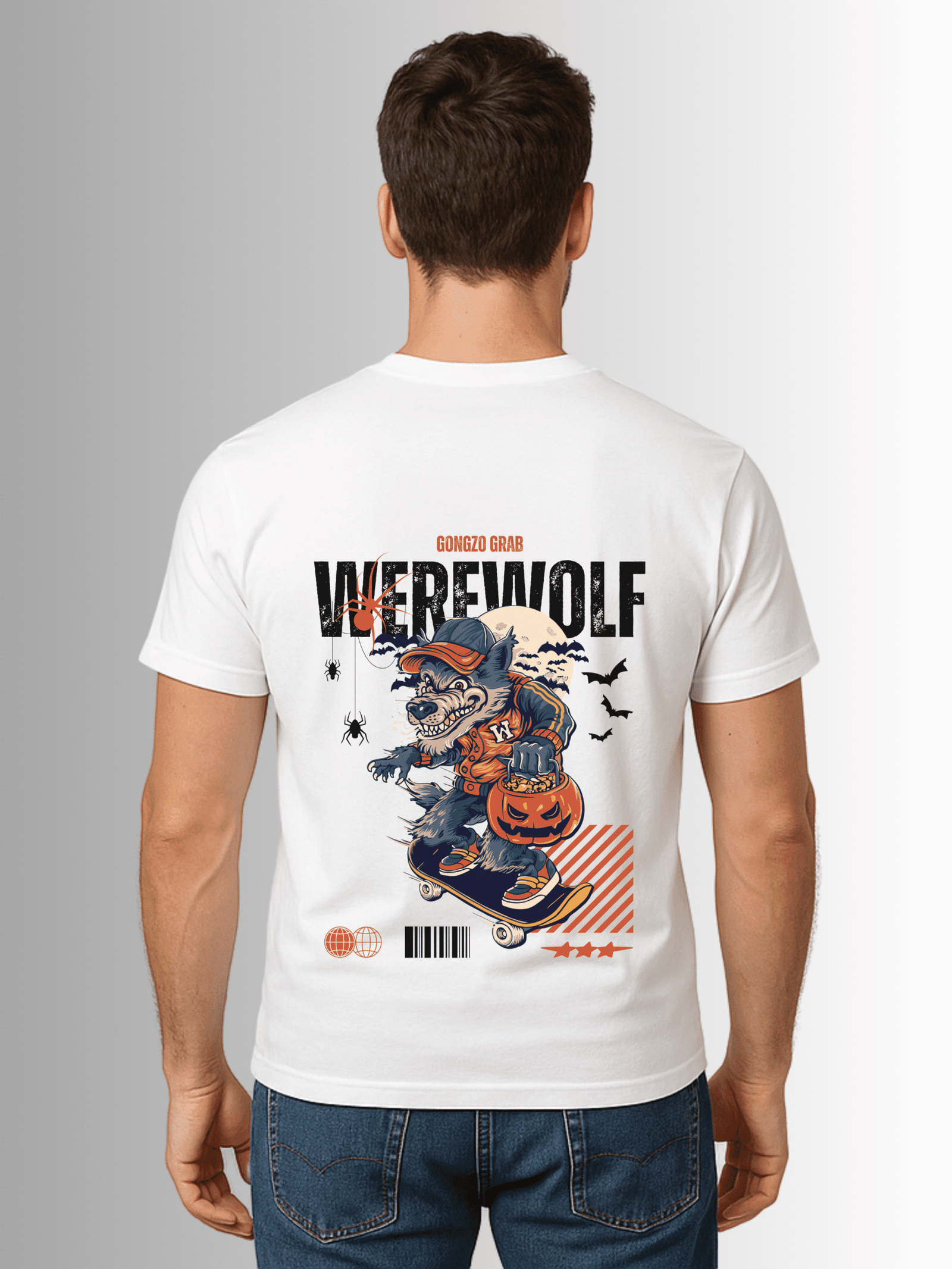 WEREWOLF Graphic Street Style T-Shirt