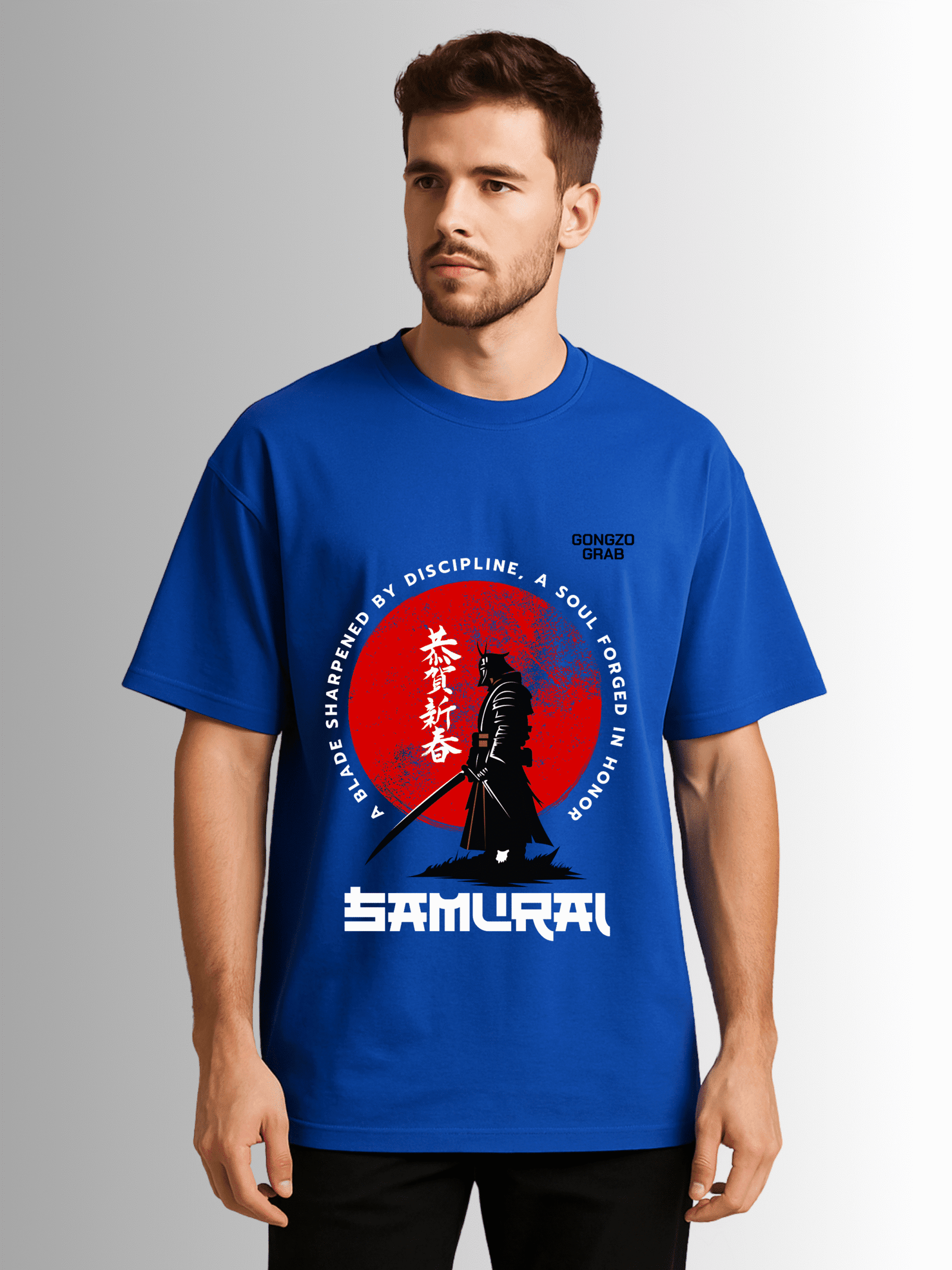 Samurai Spirit Drop Shoulder T-Shirt