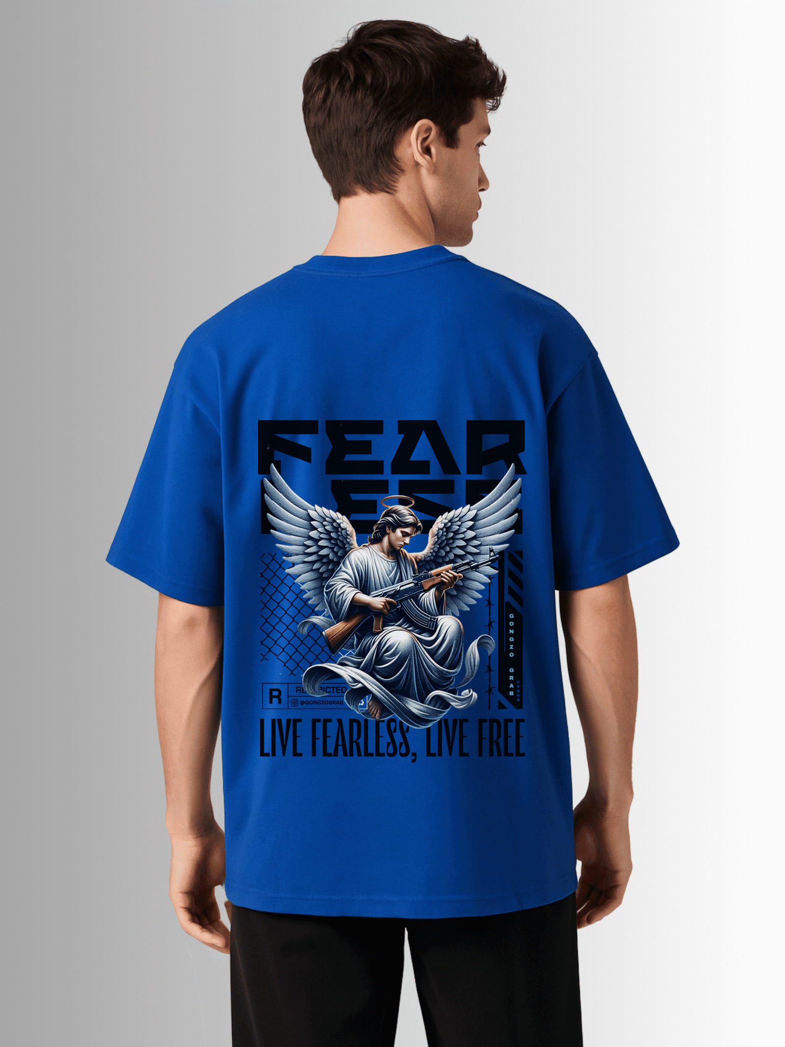 "Fearless Angel" Drop Shoulder T-Shirt
