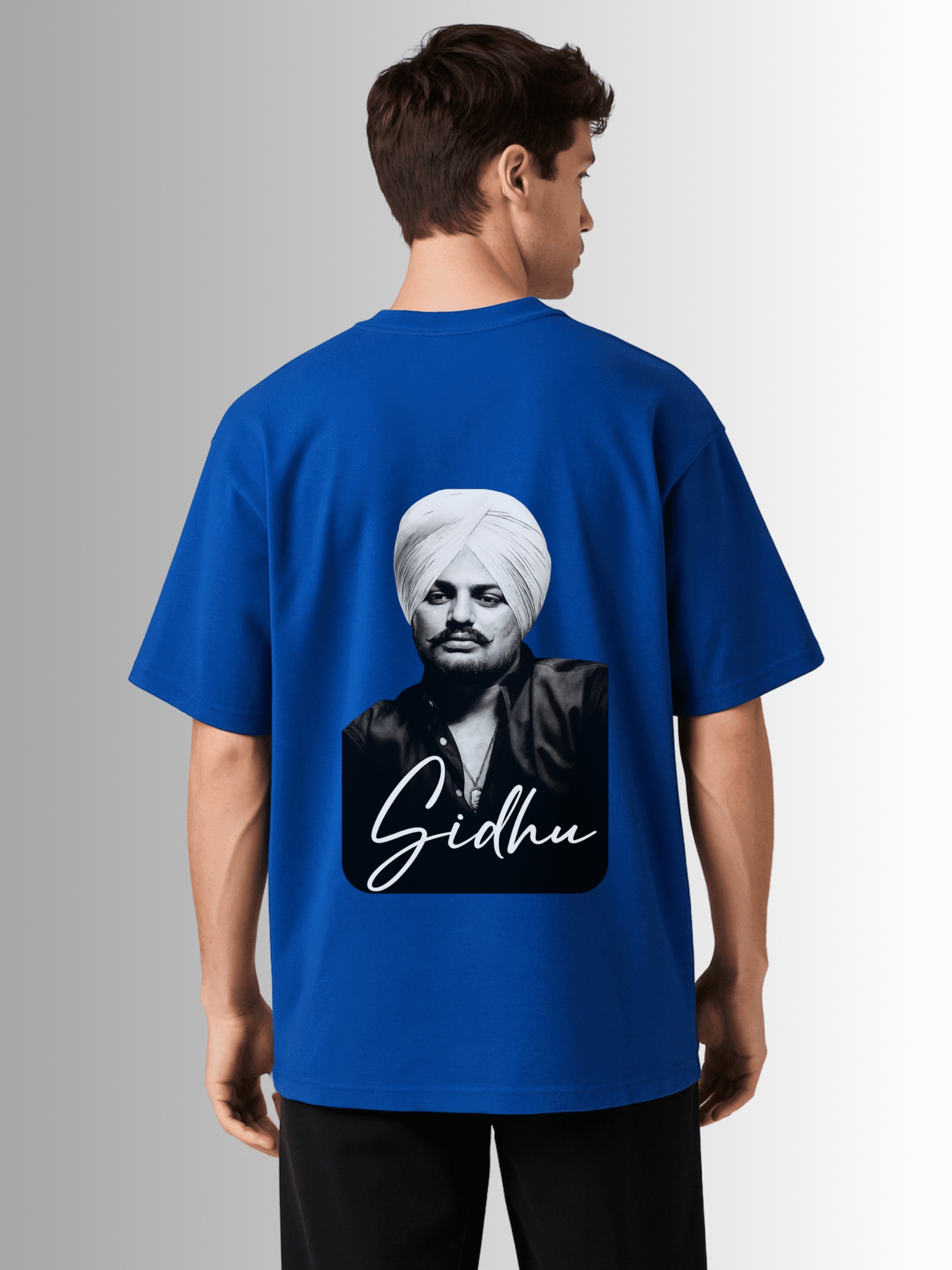 Sidhu Moose Wala GOAT Drop Shoulder T-Shirt