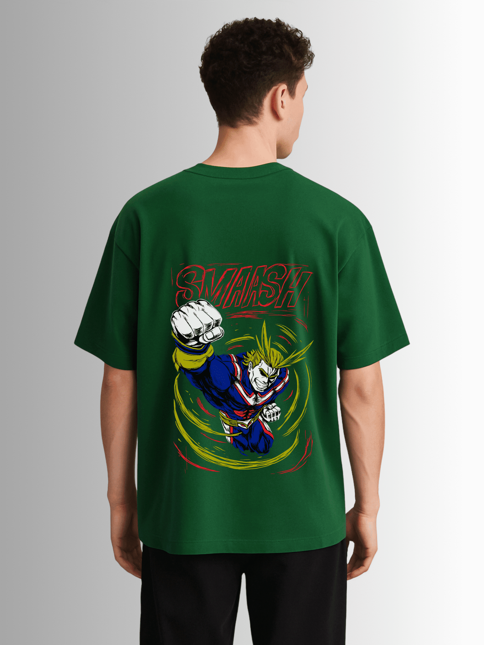My Hero Academia All Might SMASH Drop Shoulder T-Shirt