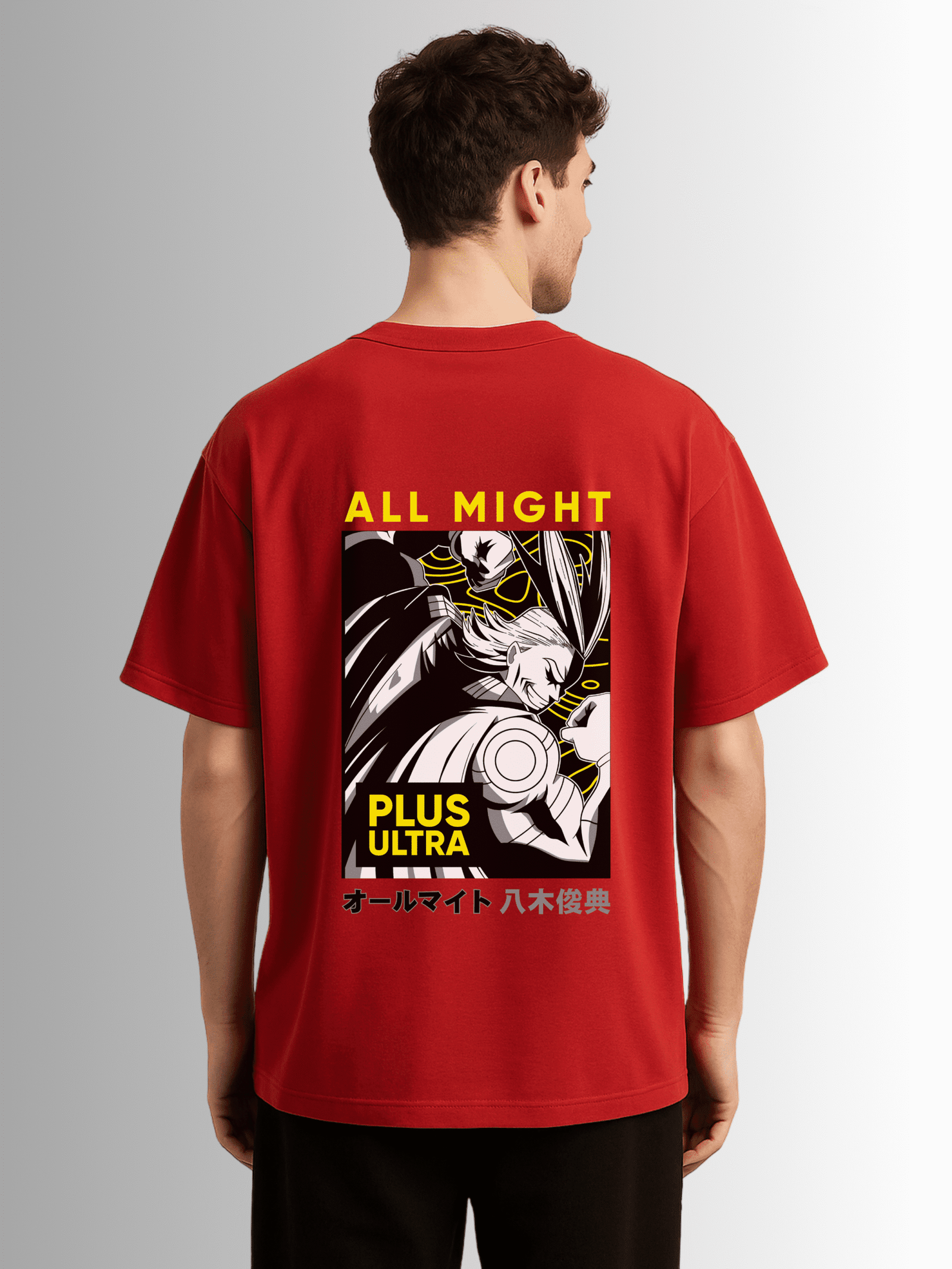 My Hero Academia All Might Drop Shoulder T-Shirt