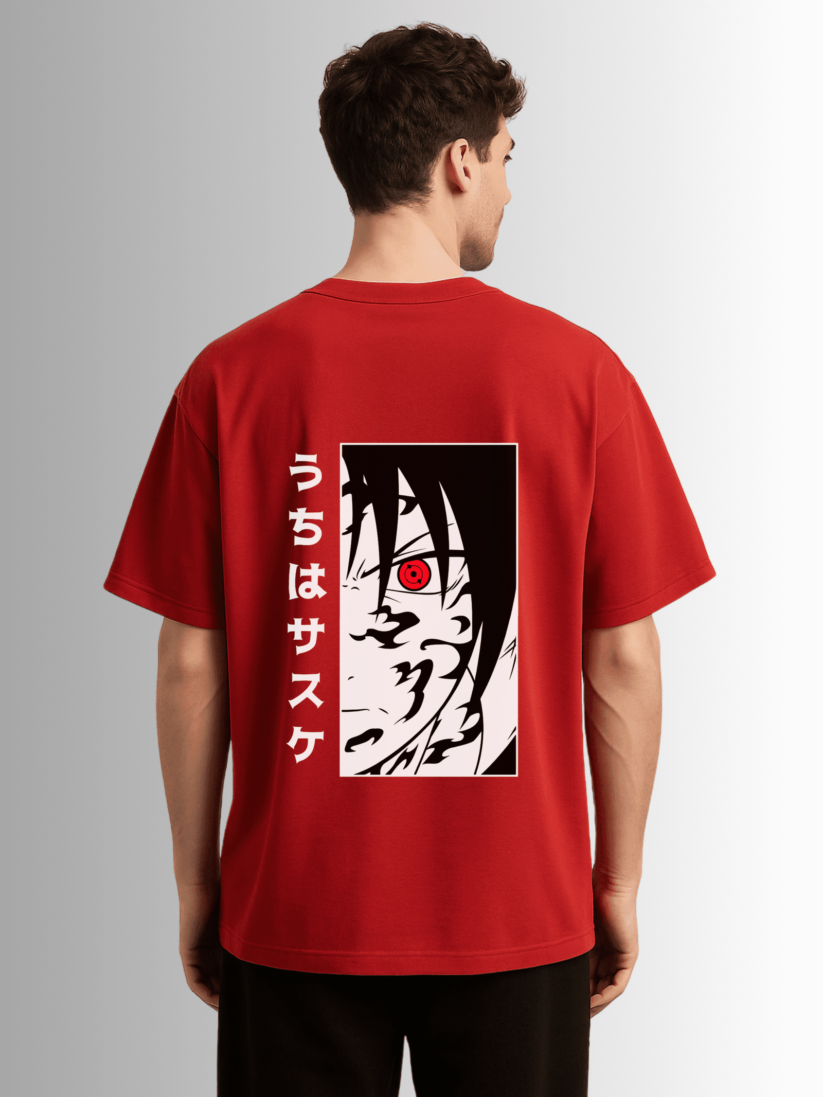 Sasuke Uchiha Drop-Shoulder T-Shirt