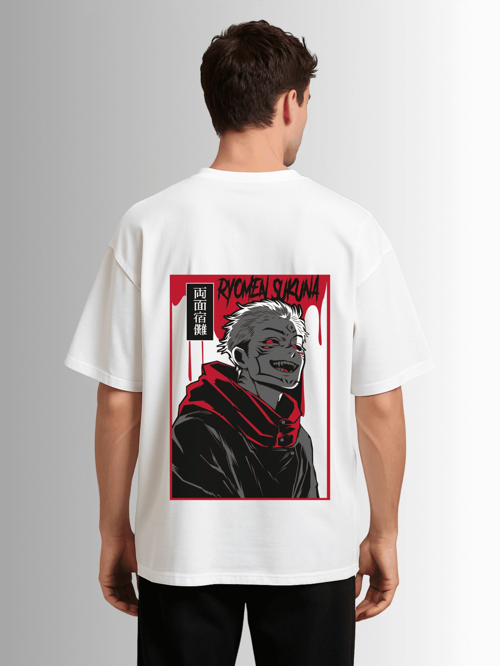 "Jujutsu Kaisen Unckuna" Drop Shoulder T-shirt