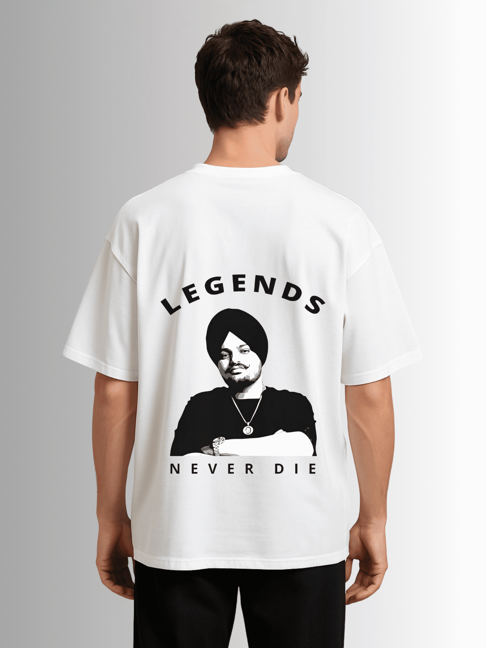 "Legends Never Die"  Sidhu Moosewala T-Shirt