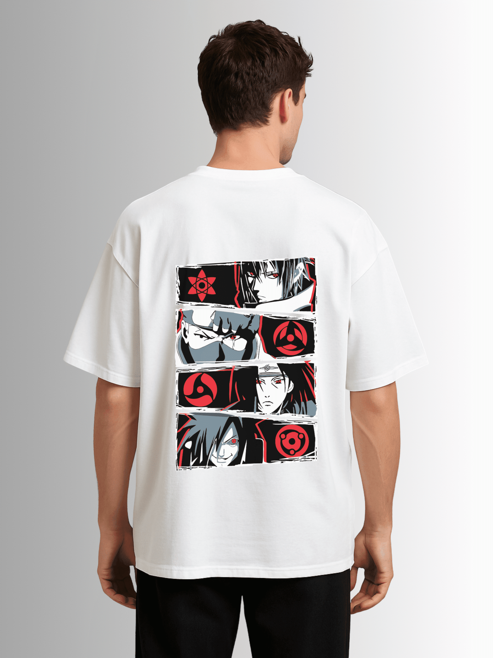 Eyes of the Uchiha - Drop Shoulder T-Shirt