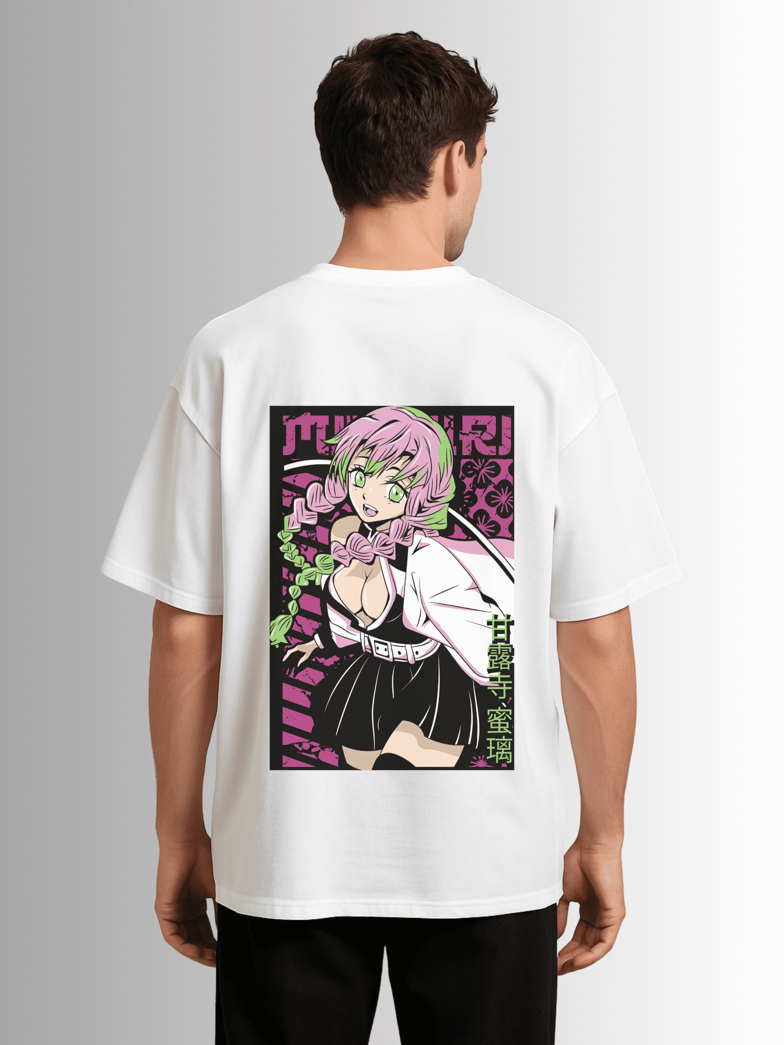 Demon Slayer Mitsuri Kanroji Drop Shoulder T-Shirt